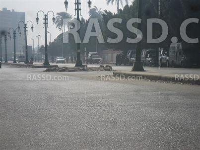 أمن الانقلاب يتمركز بالقرب من بوابة جامعة أسيوط