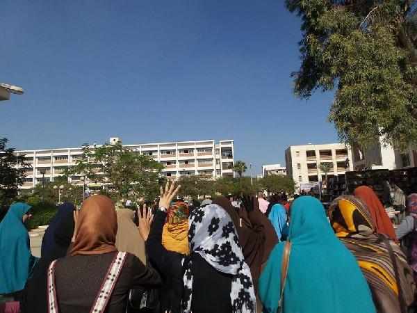 طلاب المنيا ينتفضون للإفراج عن المعتقلين