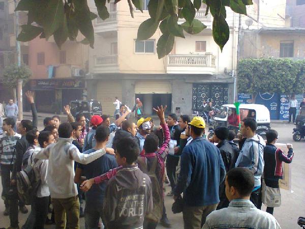 وقفة لطلاب ضد الانقلاب بكفر الزيات