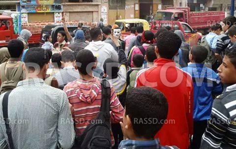 مسيرة داعمة لانتفاضة السجون الثالثة في حوش عيسى بالبحيرة