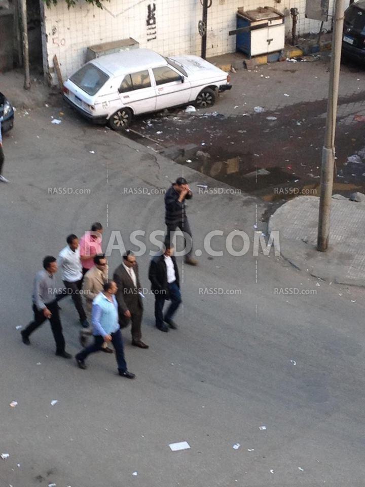 صور| الشاهد ضد قضاة من أجل مصر يغادر في حراسة خاصة