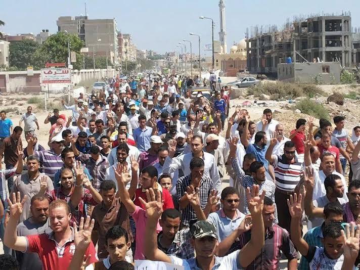 مسيرة في كفر الشيخ بداية أسبوع “قوتنا في وحدتنا”