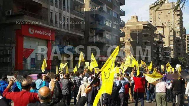 مسيرة في الحي السابع تنديدًا باعتقال طالبات الأزهر