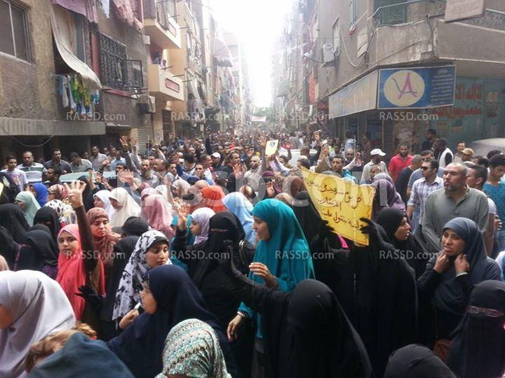 مسيرة في المطرية دعوة لـ”انتفاضة الشباب المسلم”