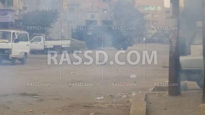 أمن الانقلاب يعتدي على مسيرة البدرشين المناهضة للعسكر