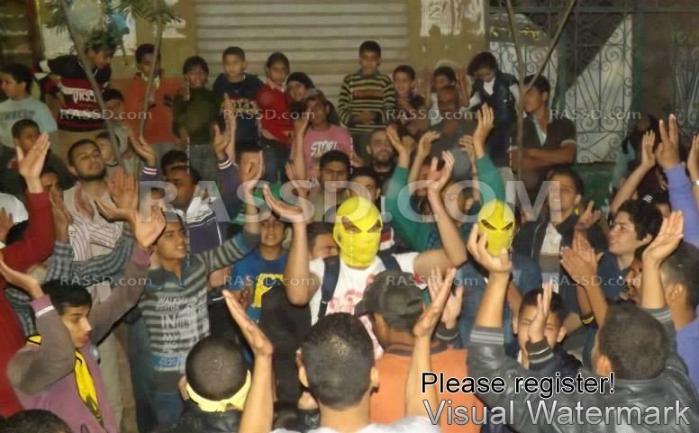 صور..وقفة لـ”عفاريت ضد الانقلاب” بشبين القناطر