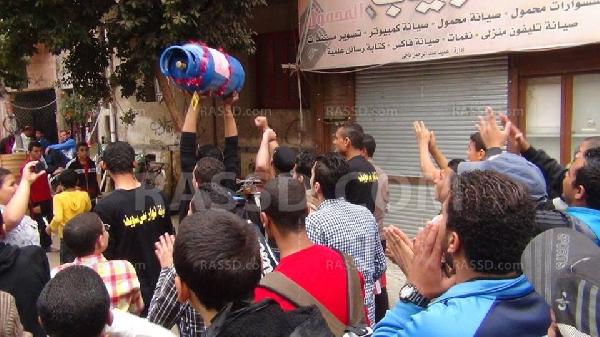 اعتقال 5 متظاهرين بينهم سيدة ببنى سويف