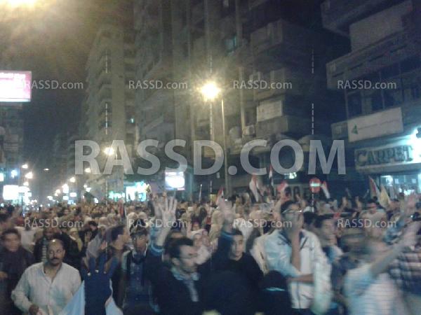 إنطلاق مسيرة حاشدة بالإسكندرية تنديدًا بالإنقلاب