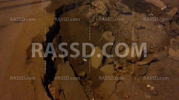 أهالي أبو حمص: الهبوط الأرضي يعطل مصالحنا ويهدد حياة أبنائنا