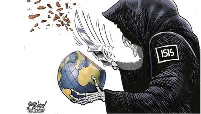 كاريكاتير.. تنظيم الدولة يفتك بالعالم