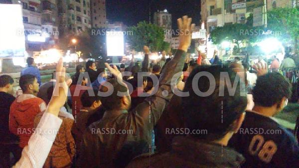 تظاهرة ليلية في الفيوم للتنديد بحكم العسكر