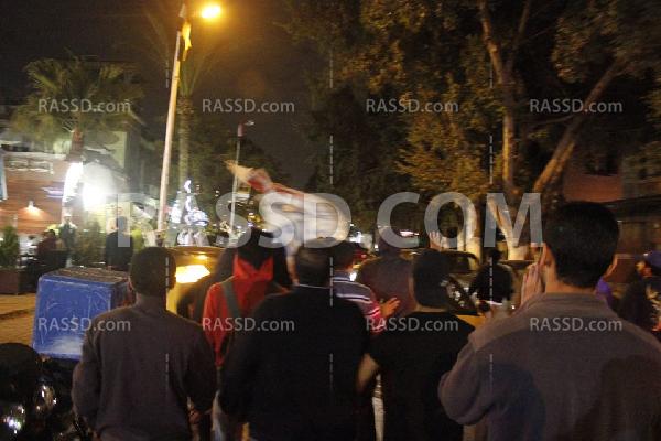 تظاهرة “المعادي” تنهي فعالياتها أمام السفارة الصهيونية