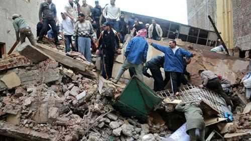 الانتهاء من تشريح 7 جثث من ضحايا عقار المطرية