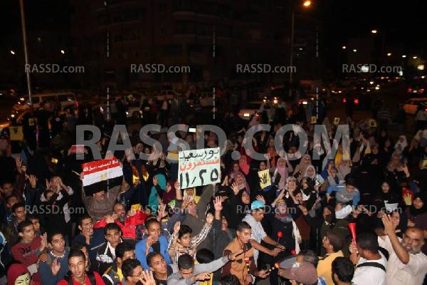 تظاهرة حاشدة ببورسعيد لرفض الإنقلاب