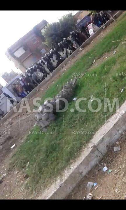 أمن الانقلاب يقتحم أزهر تفهنا الأشراف عقب مسيرة للطلاب