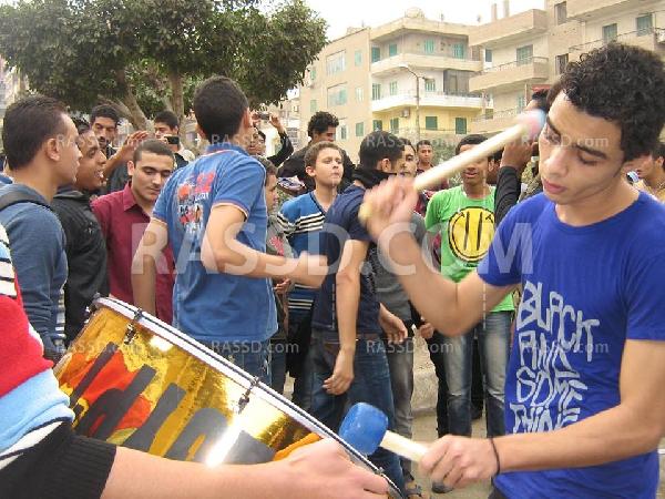 وقفة لشباب ضد الانقلاب بالمحلة الكبرى