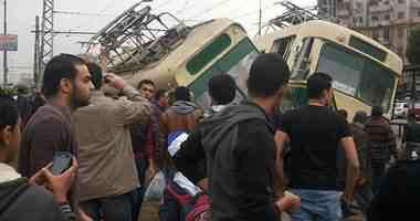 عاجل| تصادم قطارين في مصر الجديدة أحدهما كان يسير بدون سائق