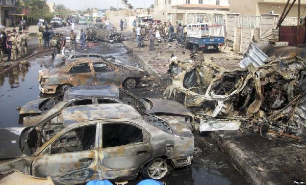 5 قتلى و24 جريحا إثر تفجير شرقي بغداد