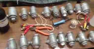 إبطال مفعول ثلاثة قنابل يدوية بالخاطبة بالمنوفية