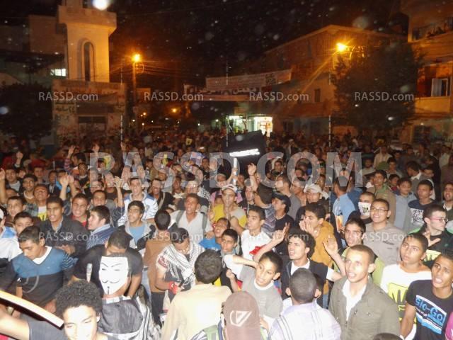 الالتراس و”نساء ضد الانقلاب” يقودون مسيرة حاشدة بالبدرشين