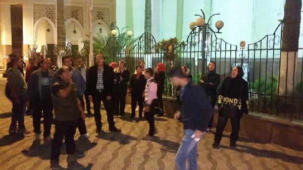 أمن الانقلاب يحاصر تظاهرة منددة ببراءة مبارك في بورسعيد