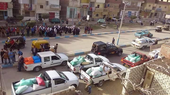 قوات الأمن تستولي على محتويات محال معارضي حكم العسكر بالإسماعيلية