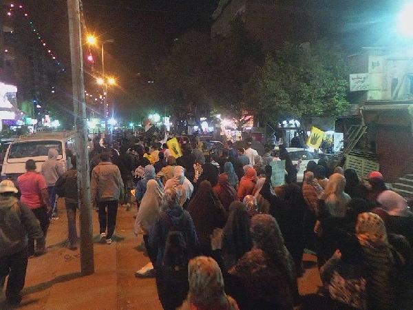 صور| فعاليتان بالمعادي للتنديد بحكم العسكر وبراءة المخلوع