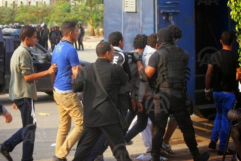 الانقلاب يعتقل عدد من طلاب جامعة المنوفية