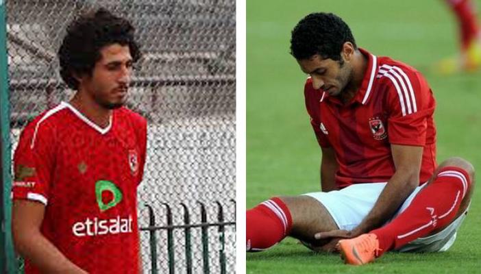 إصابة حجازي وسمير في معسكر الأهلي بالإمارات