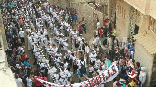 صور| ألتراس سياسي يتظاهر في كرداسة تنديدًا بقضاء الانقلاب