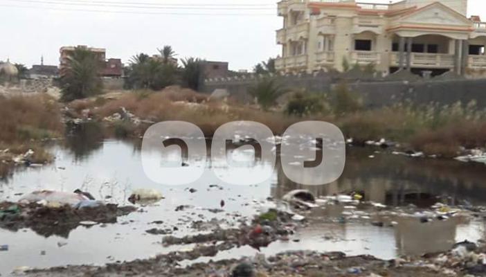 بالصور.. البحيرة: استمرار تراكم مياه الصرف يهدد حياة مئات الأسر بإدكو