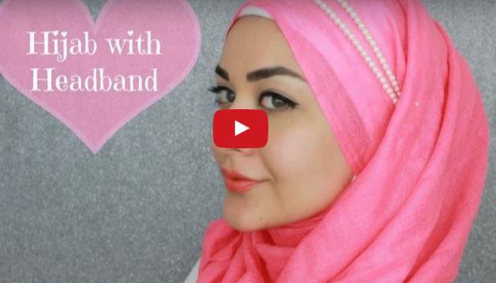 بالفيديو.. طريقة تزيين الحجاب في المناسبات المختلفة