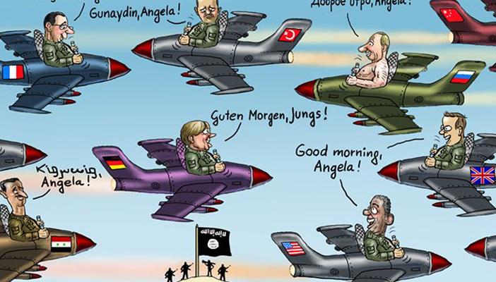 كاريكاتير اليوم.. تنظيم الدولة يتسبب في دمار العالم