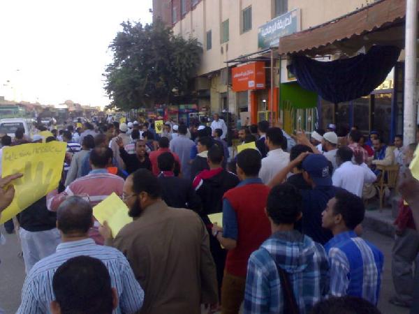 مسيرة للتحالف الوطني لدعم الشرعية بأسوان