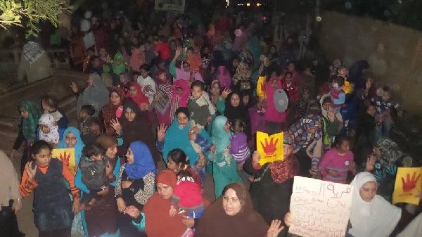 صور| مسيرتان ليليتان في بني سويف للمطالبة بالقصاص