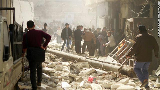 91 قتيلاً في هجوم للنظام على المناطق المحررة  بسوريا