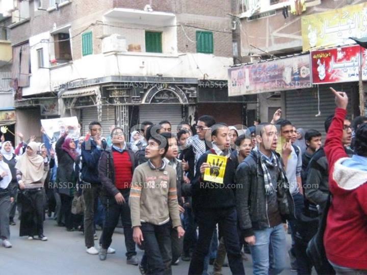 مظاهرة لجبهة “الطلاب الأحرار”بالإسكندرية تضامنا مع الأزهر