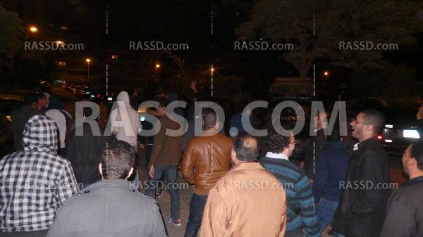 مظاهرة أمام بيت النائب العام للانقلاب