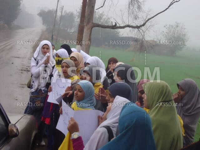 وقفة بكفر محسن بالابراهيمية تنديدا لاعتقال الطلاب