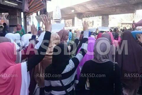 مسيرة طلابية في المنوفية تطالب بإسقاط الانقلاب