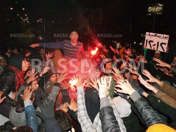 وقفة لاولتراس ربعاوي أمام مديرية أمن بورسعيد