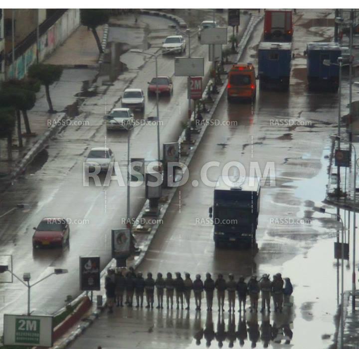 اعتقال عدد من التراس ربعاوى ببورسعيد والاعتداء على المسيرة