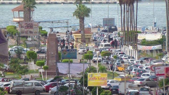 إضراب سائقى المعديات يسبب أزمة مرورية فى بورسعيد