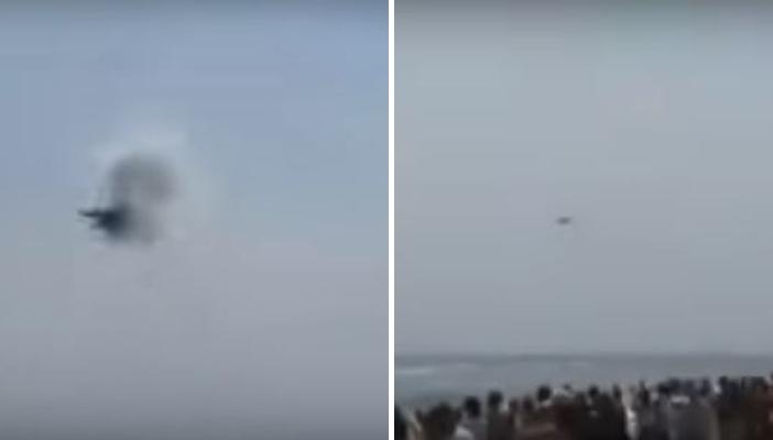 بالفيديو.. لقطة نادرة لطائرة تخترق حاجز الصوت