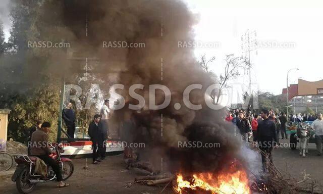 أهالي المطرية يقطعون الطريق لعدم إنقاذ مفقودي “بدر الإسلام”