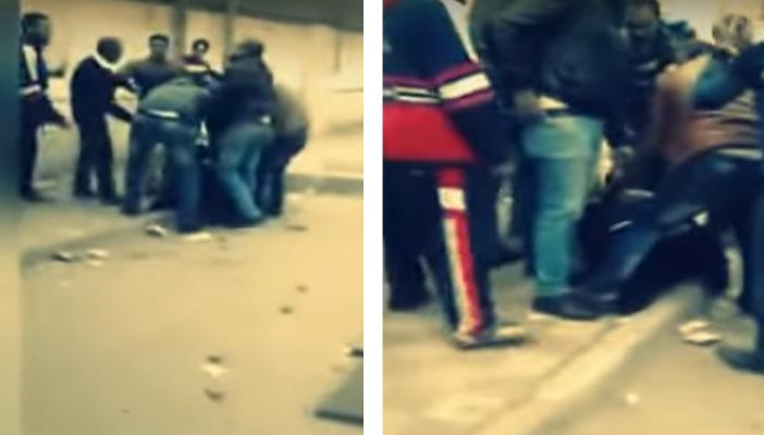 بالفيديو.. 5 أمناء شرطة يسحلون مواطنا في إمبابة