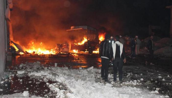 مقتل 8 مدنيين في قصف روسي استهدف مدينة “أعزاز” شمال حلب