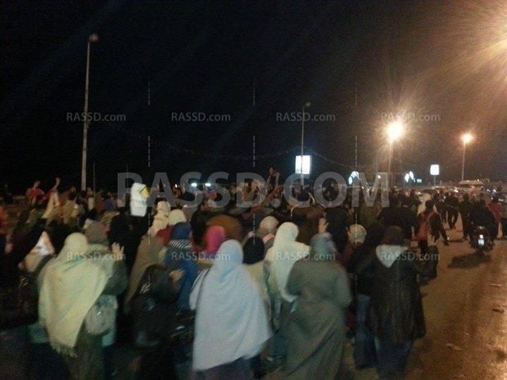 مسيرة مناهضة للإنقلاب العسكري بالإسكندرية