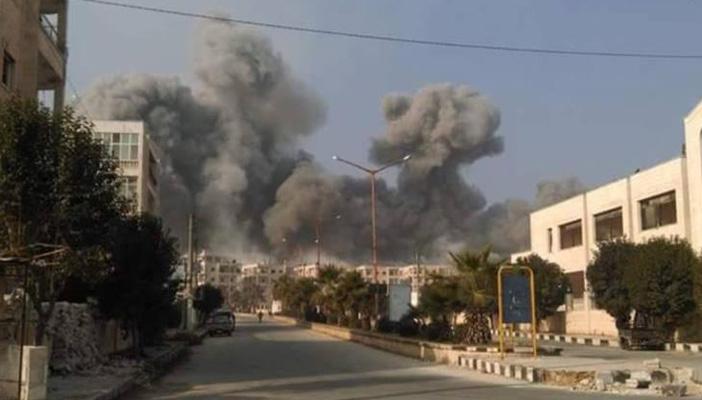 مقتل 40 مدنيا جراء القصف الروسي لمحكمة في إدلب السورية