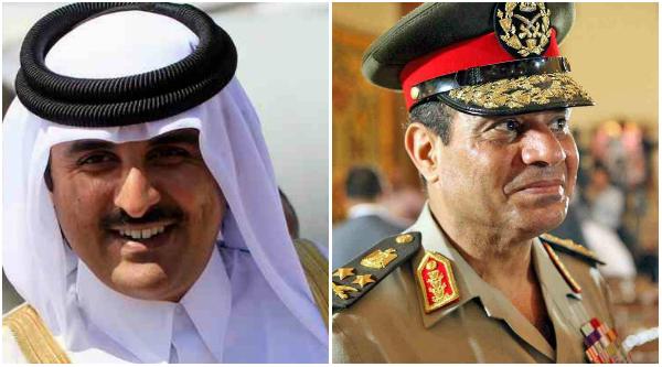 السيسي يلتقي مبعوثا قطريًا للتهدئة